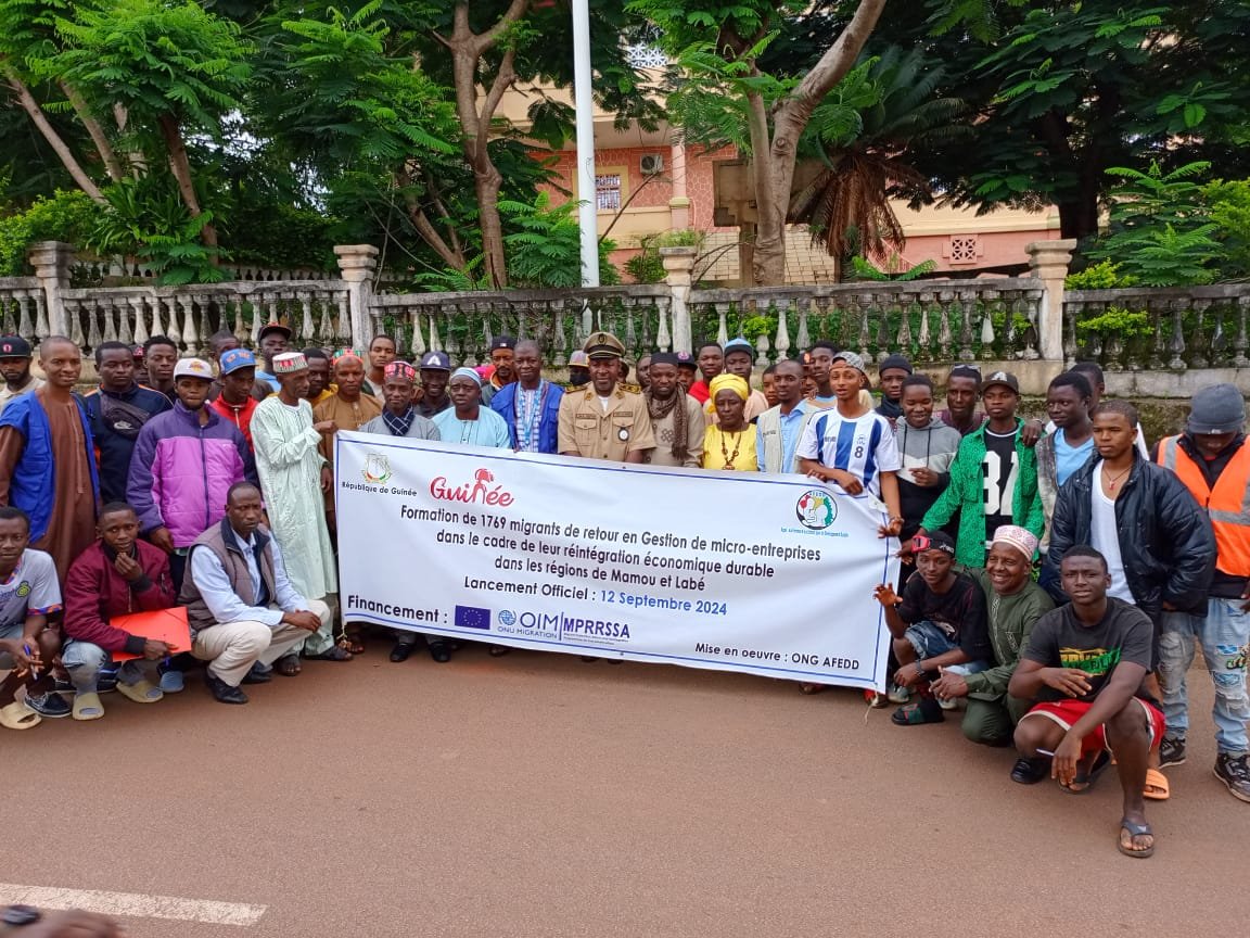 Formation des migrants de retour en Gestion d&rsquo;entreprise à Labé